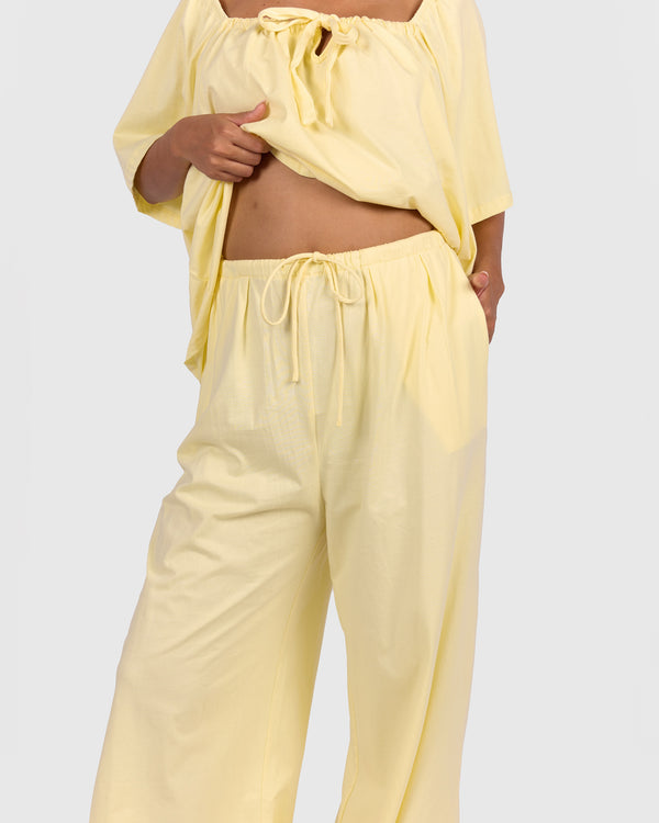 Ocean PJ Pants | Lemon