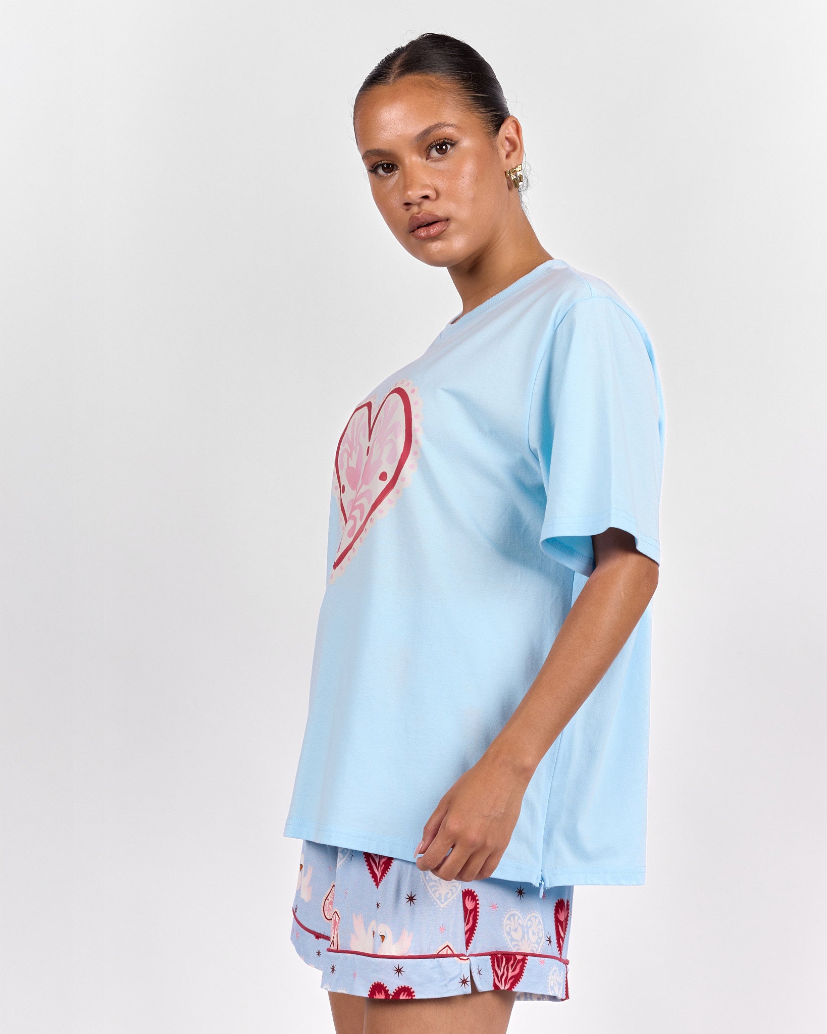 Essentials Tee in Morning Meadow | Breastfeeding Friendly Women's