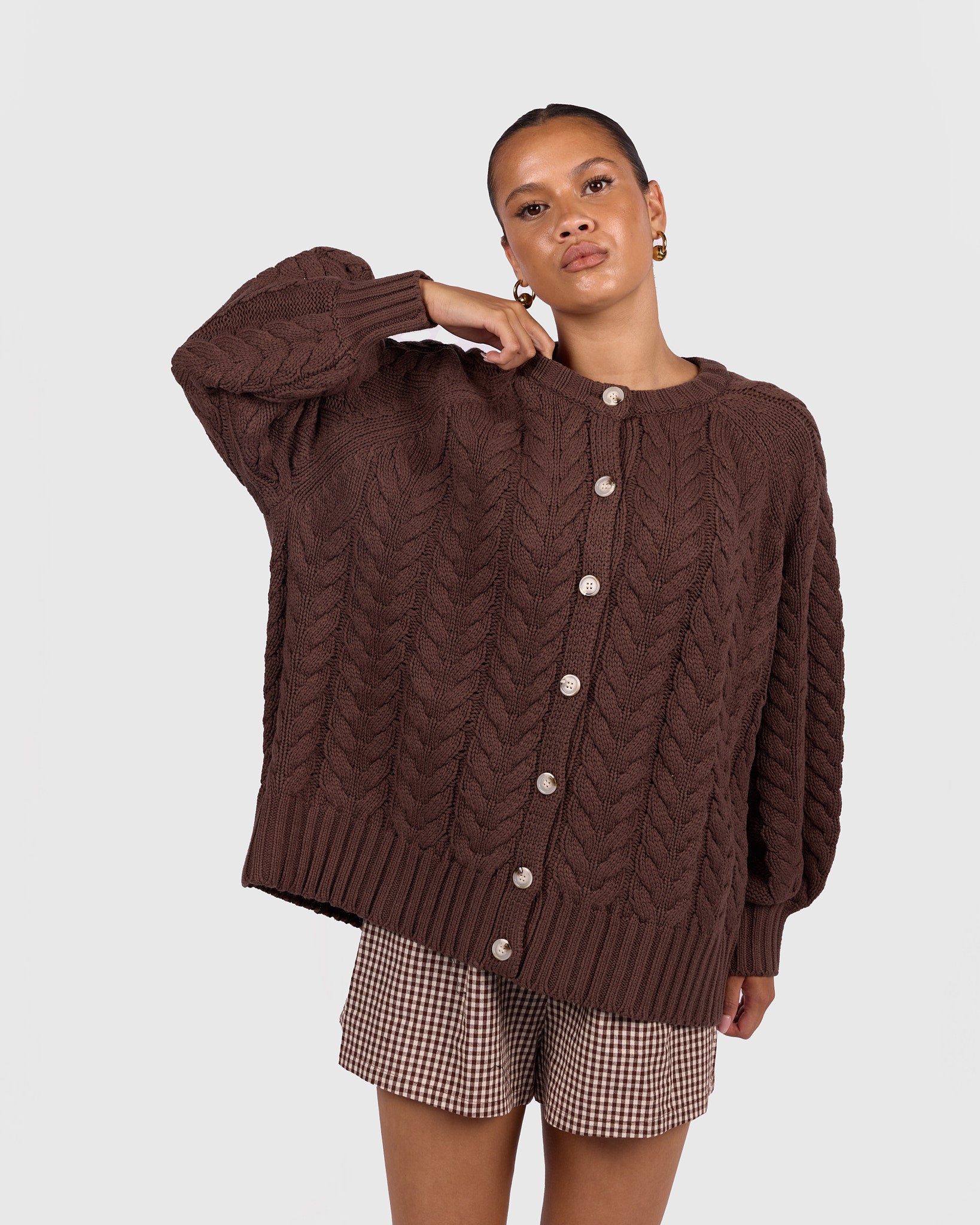 トップス herlipto Be Mine Emblem Knit Cardigan Herlipto Be Mine Emblem Knit Cardigan | ヤマダウェブコム