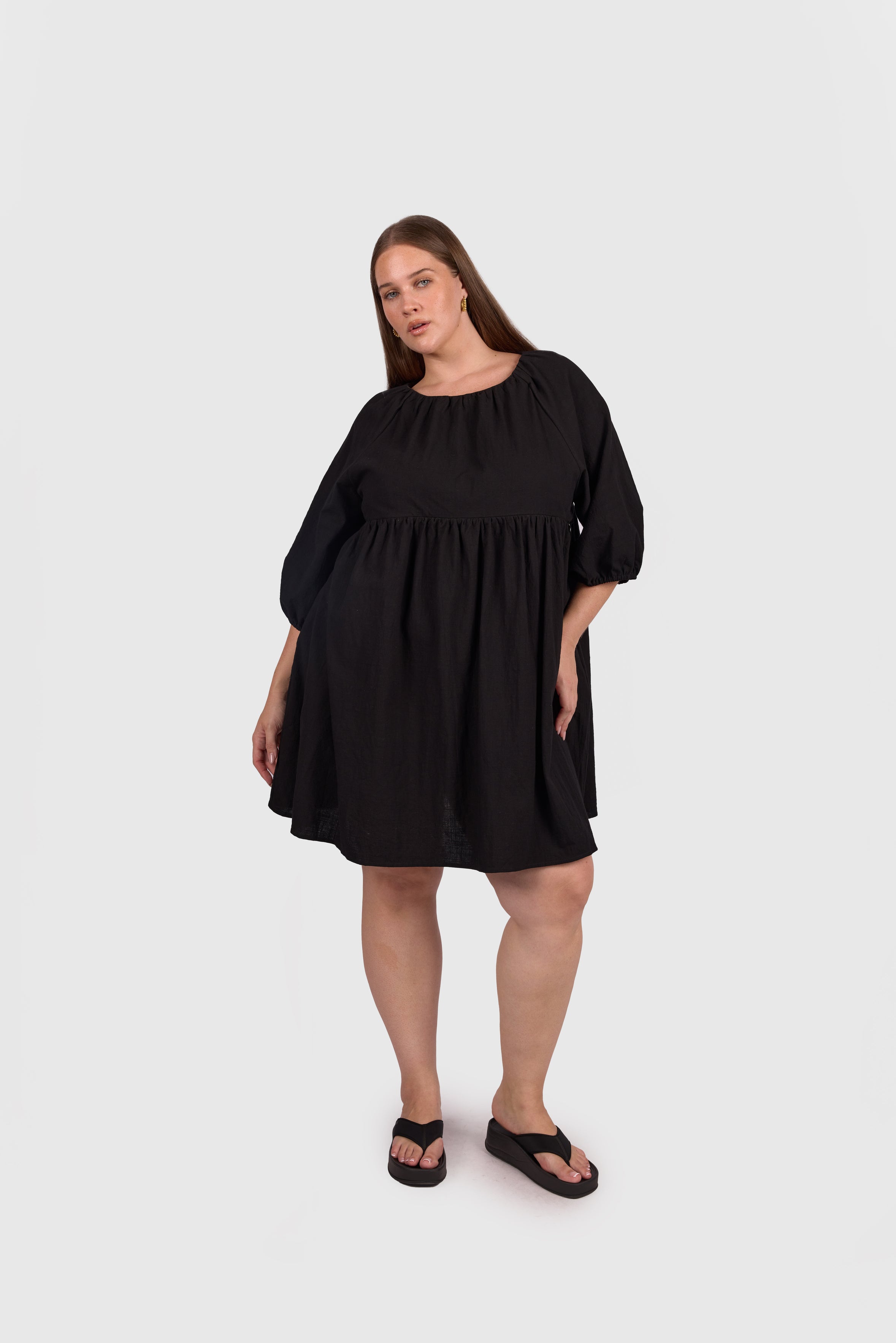 Florence Mini Dress | Oversized Comfort, Pregnancy & Nursing