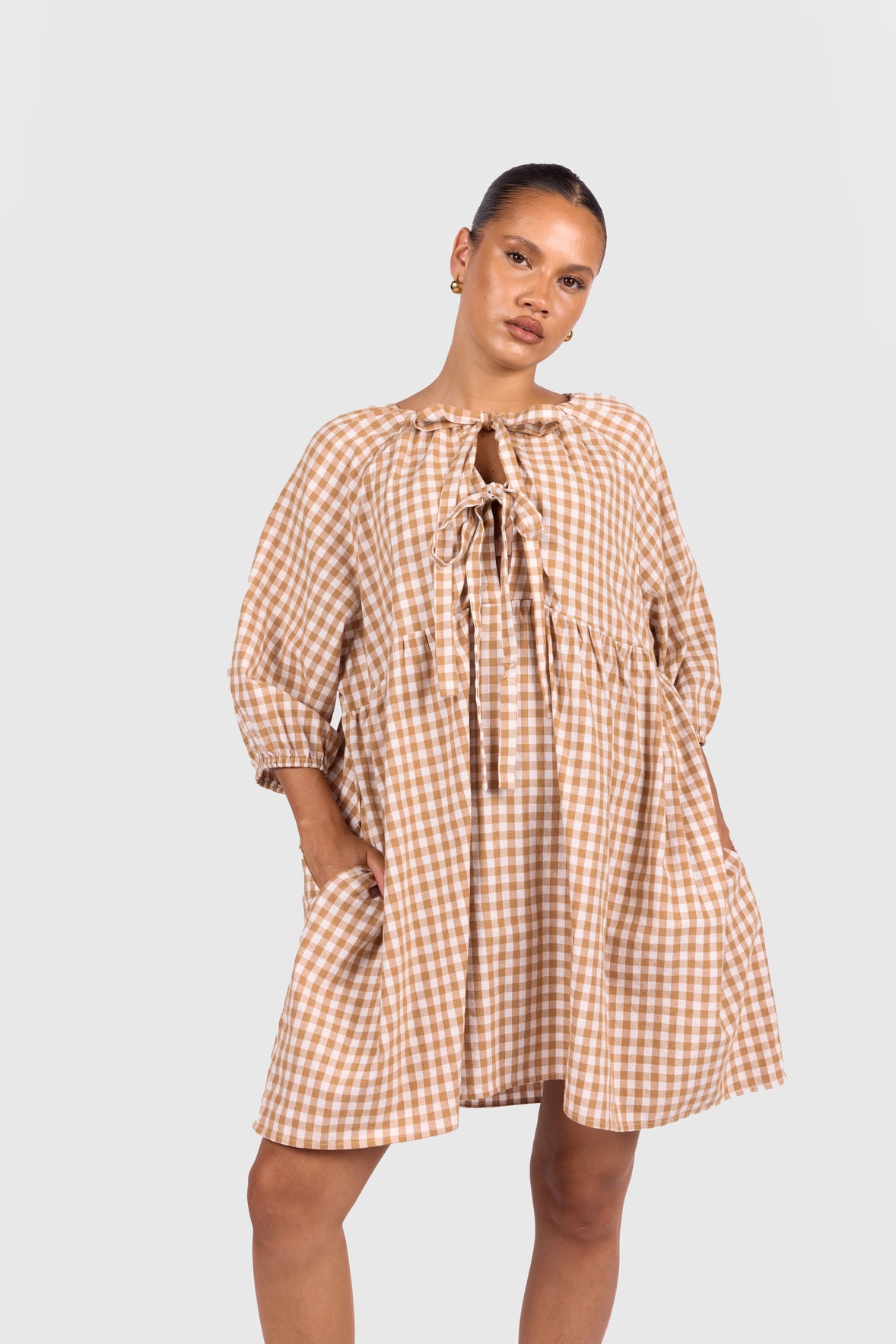 正規品 Bibiy. FLORENCE MINI DRESS Florence Mini Dress | Oversized Comfort, Pregnancy & Nursing