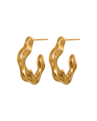 Cora Wave Earrings | Gold