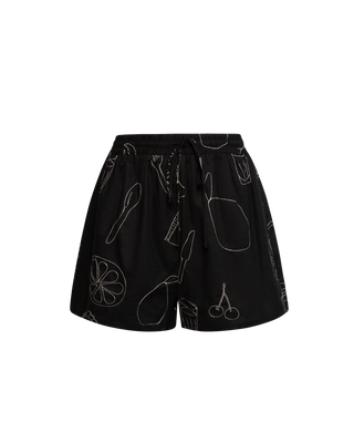 Lacey Shorts | Black Caliente