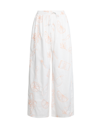 Lacey Pants | White Caliente