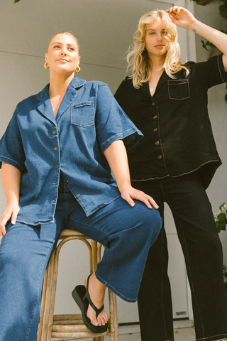 Lola Denim Shirt | Blue Denim