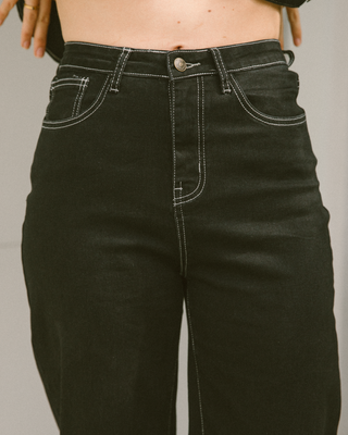 Lola Denim Jeans | Black Denim