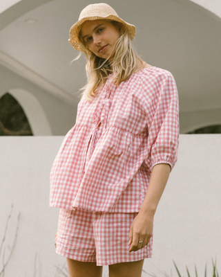 Florence Top | Pink Gingham (PRE-ORDER)