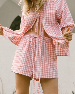 Matilda Shorts | Pink Gingham