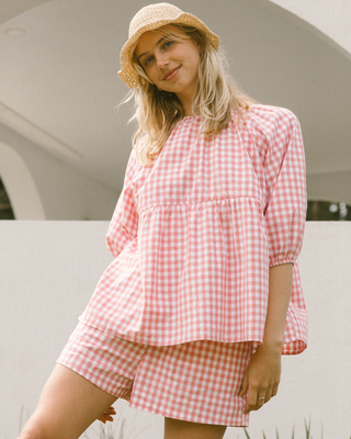 Matilda Shorts | Pink Gingham