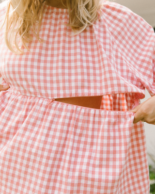 Florence Top | Pink Gingham (PRE-ORDER)