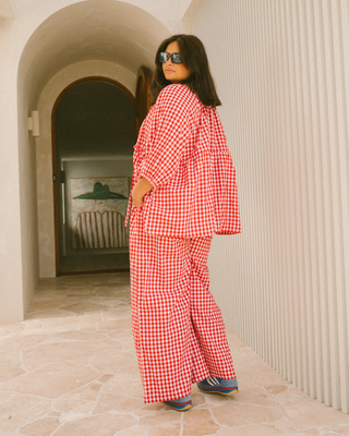 Florence Top | Red Gingham (PRE-ORDER)