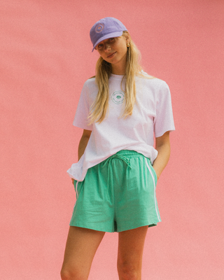 Essentials Shorts | Green & White