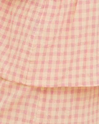 Florence Top | Pink/Yellow Gingham