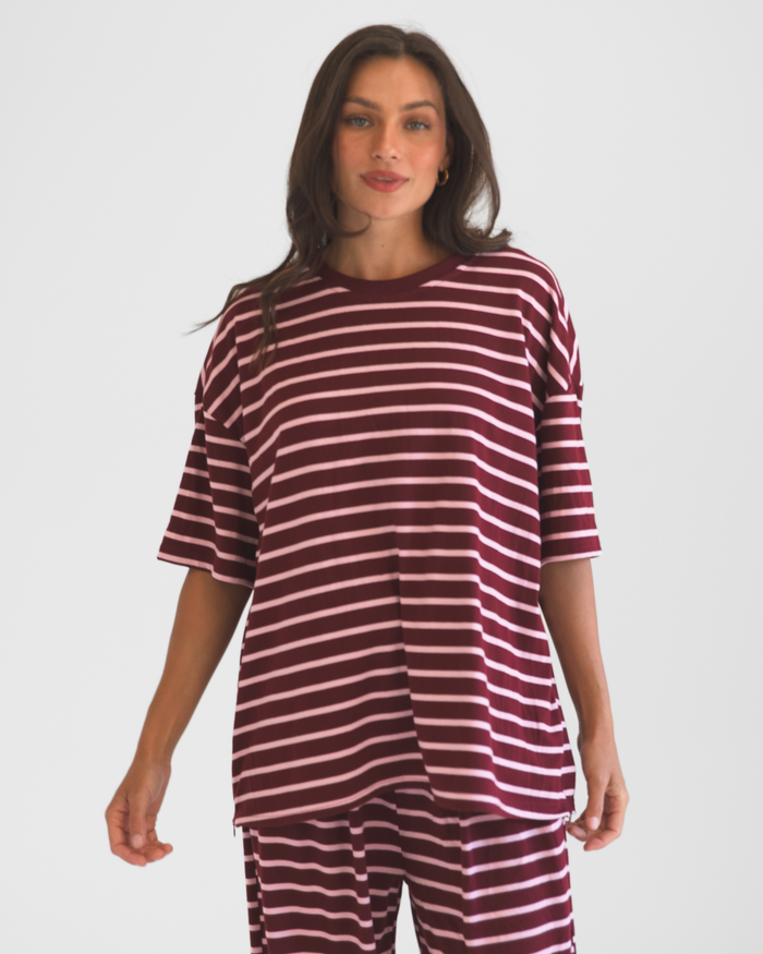 Slouchy Tee | Stripe