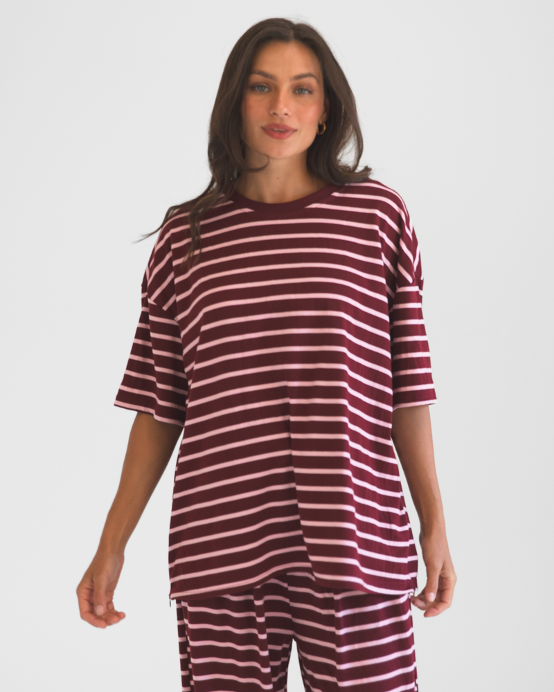 Slouchy Tee | Stripe