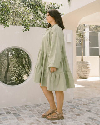 Avalon Smock Dress | Green