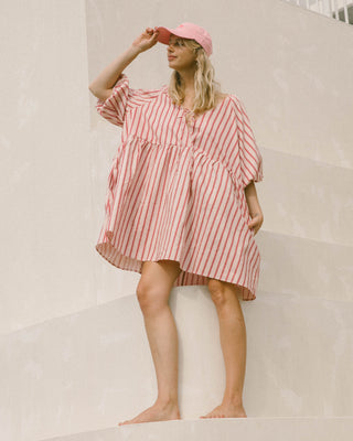 Frankie Dress | Pink Stripe