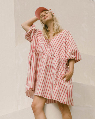 Frankie Dress | Pink Stripe