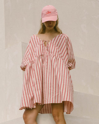 Frankie Dress | Pink Stripe