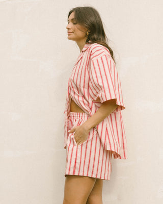 Matilda Shorts | Pink Stripe