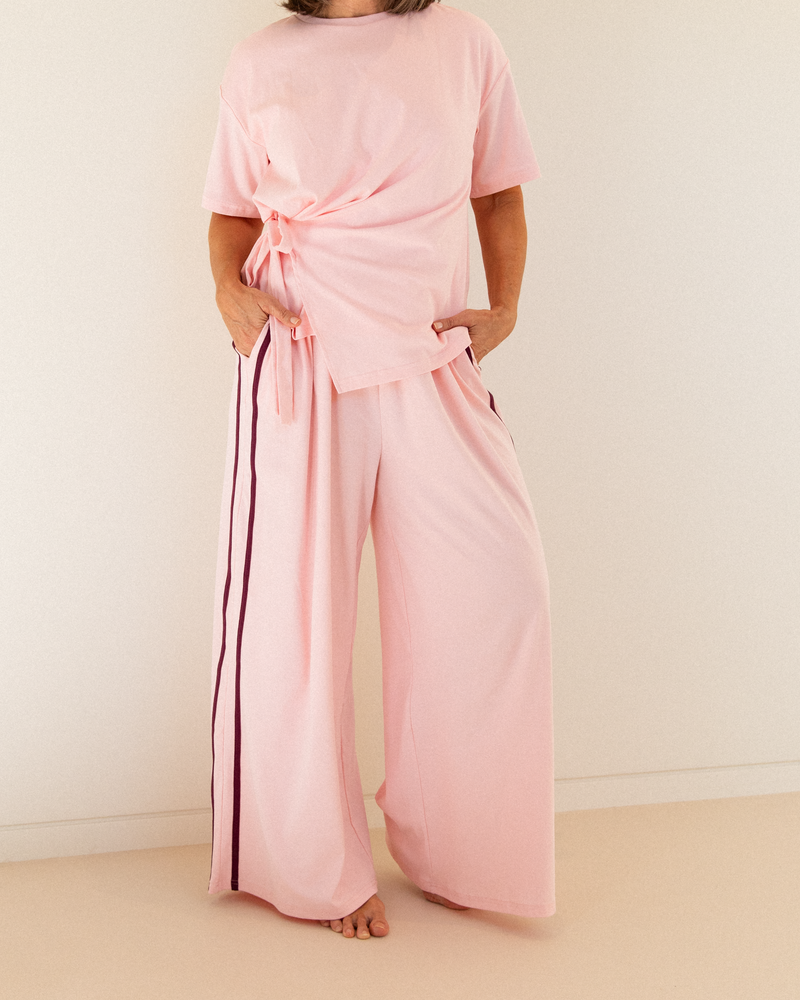 Essentials Pants | Pink/Wine