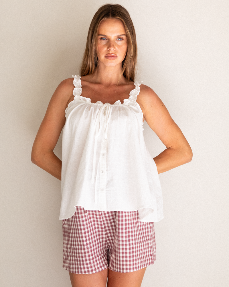 Daisy Top | White