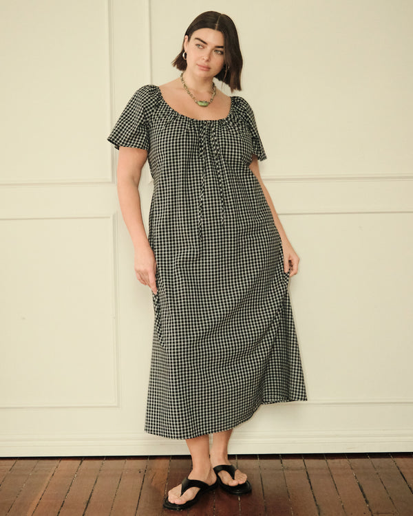 Kylie Maxi Dress | Midnight Gingham