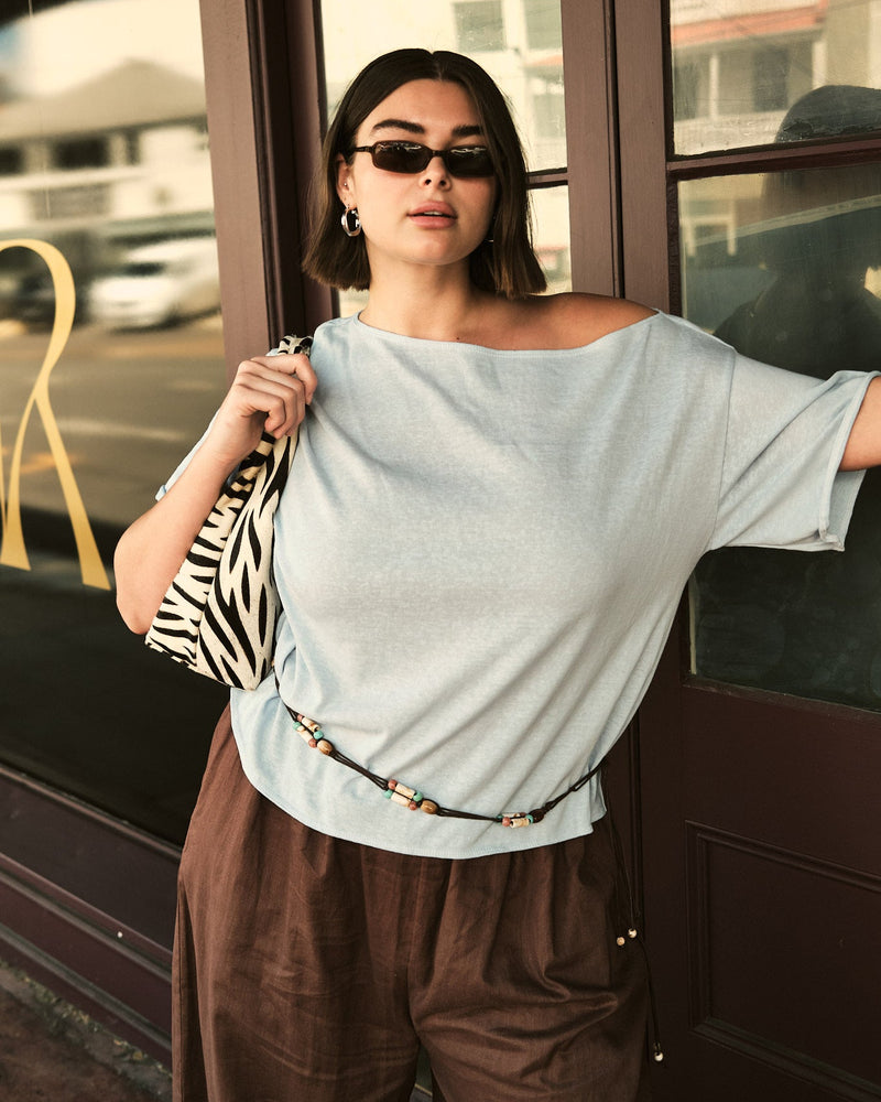 Talisha Top | Light Blue