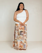 Butter One Shoulder Top in White - Pregnancy and Postpartum Basics - The Lullaby Club