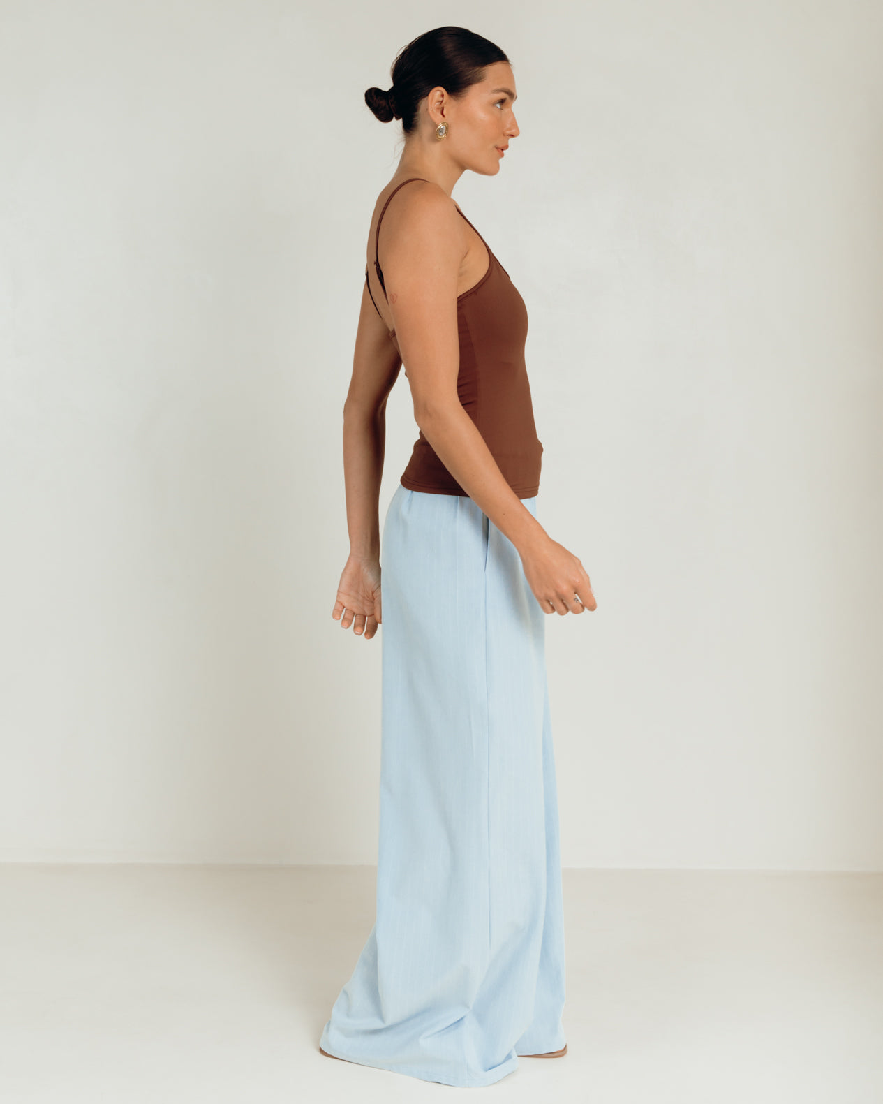 Butter Tank in Chocolate - Maternity Friendly Basics - The Lullaby Club