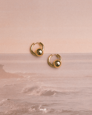 Clara Hoop Earrings |  Gold