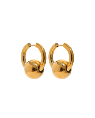 Clara Hoop Earrings |  Gold