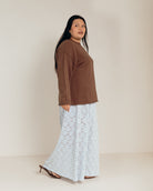 Ellie Knit Jumper in Chocolate - Extended Size Range Knitwear AU 6-26 - The Lullaby Club
