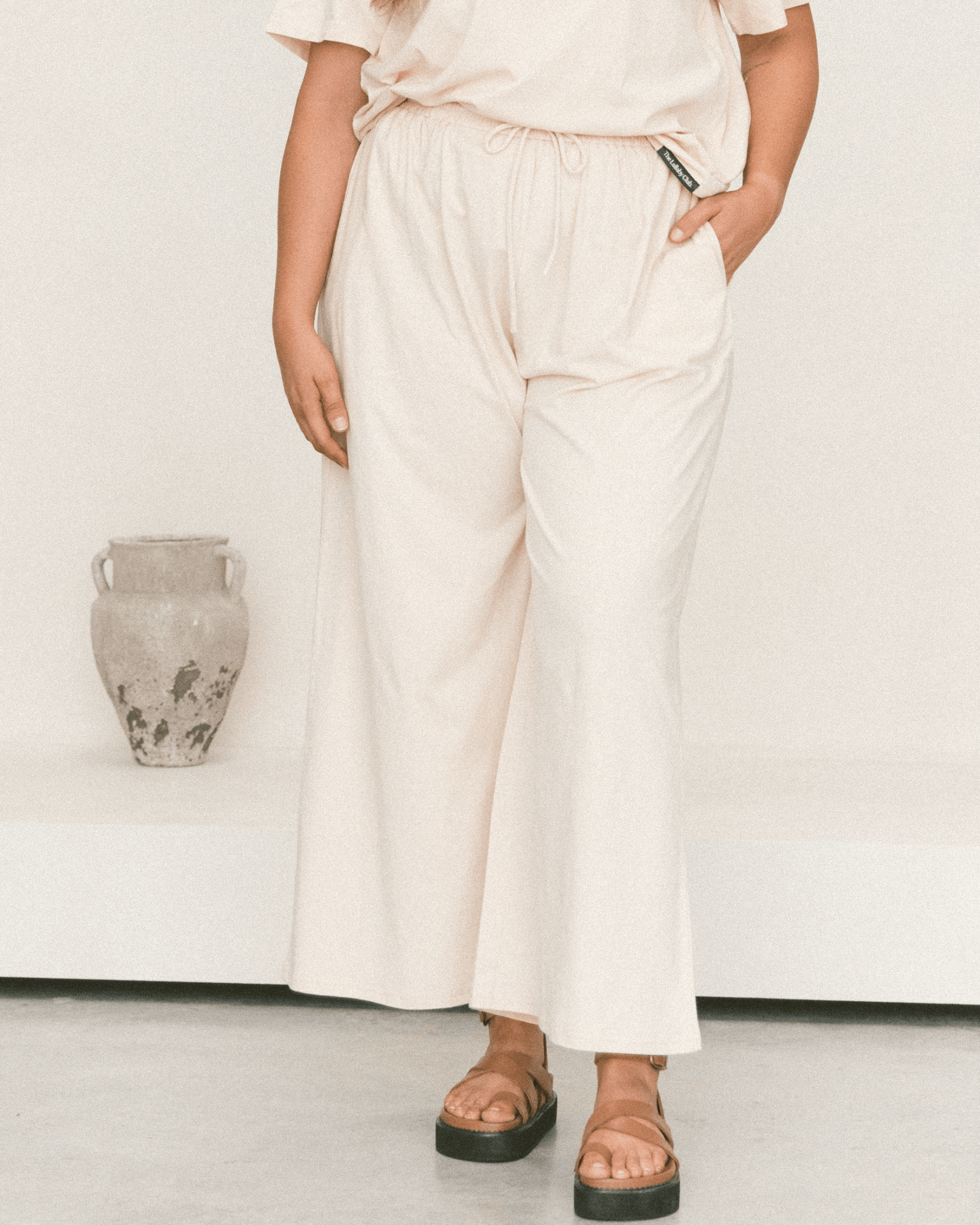 Essentials Pants Relaxed Stretchy Loungewear, Size-Inclusive