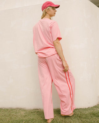 Essentials Pants | Pink & Red