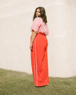 Essentials Pants | Red & Pink