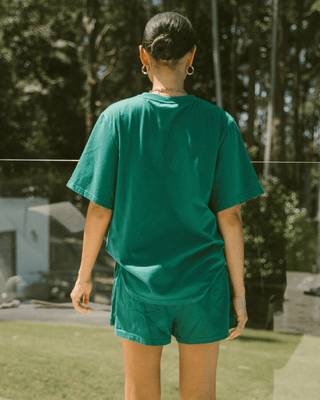 Essentials Shorts | Emerald/White