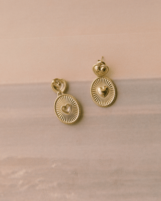 Eternal Heart Drop Earrings