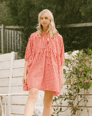 Florence Mini Dress | Red Gingham