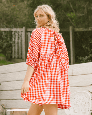 Florence Mini Dress | Red Gingham