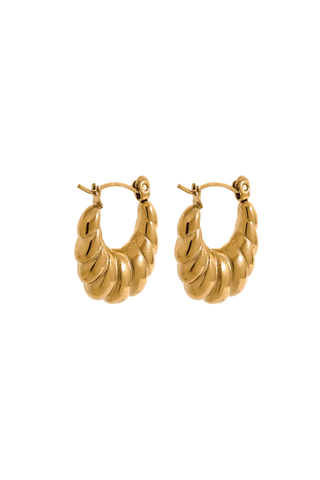 Gigi Hoop Earrings | Gold