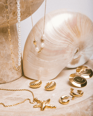 Gilded Spiral Earrings | Gold