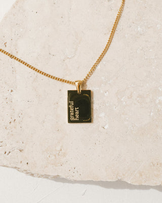 Gratitude Necklace | Grateful Heart