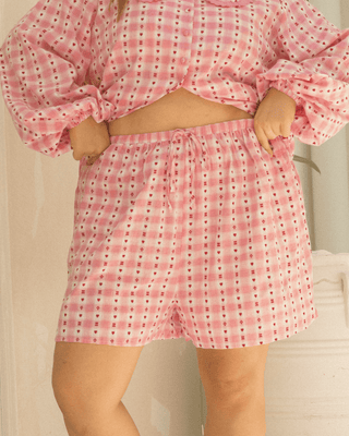 Haisley Shorts | Gingham Hearts