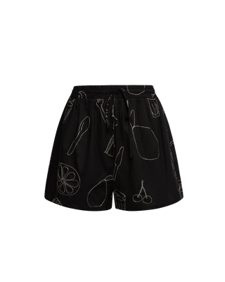 Lacey Shorts | Black Caliente