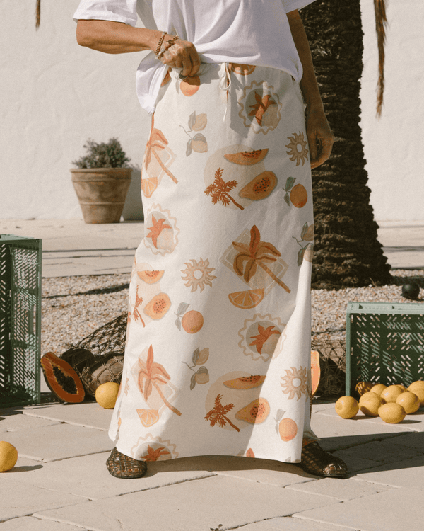 Lacey Skirt | Beige Calypso