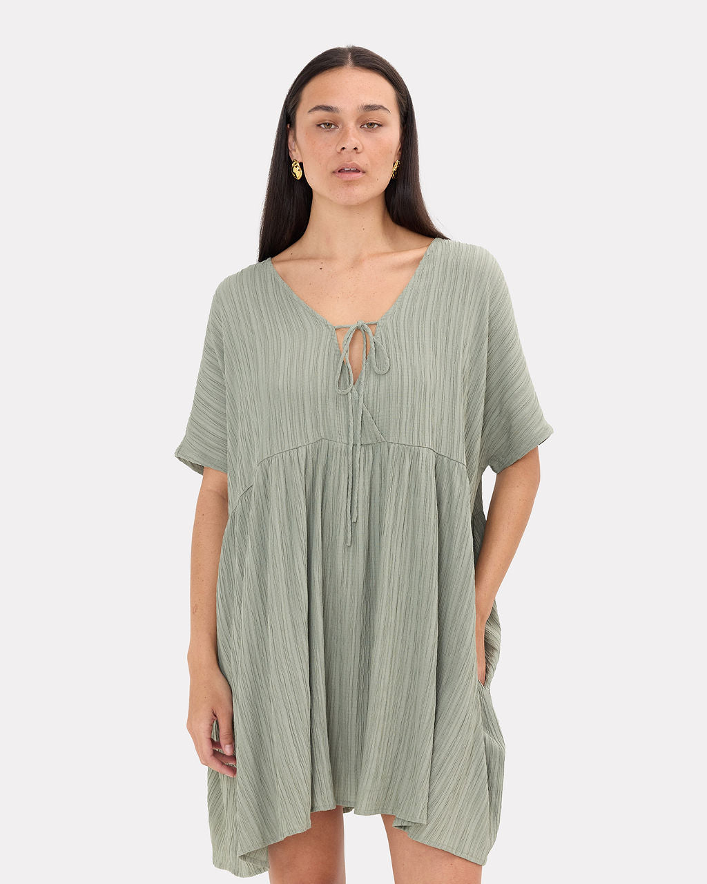 Lainey Mini Dress - Breastfeeding Friendly Design - The Lullaby Club