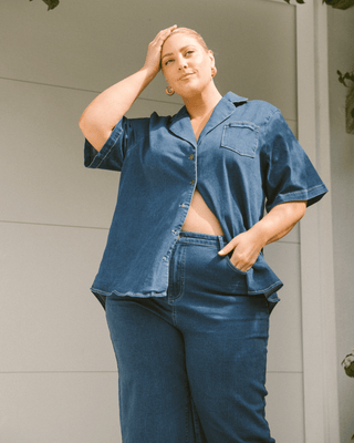 Lola Denim Shirt | Blue Denim