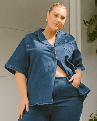 Lola Denim Shirt | Blue Denim