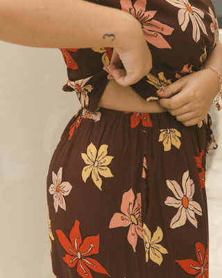 Macey Top | Chocolate Flowers